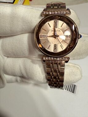 Invicta Wildflower Women’s Watch-30mm,Rose Gold-69421- Real Austrian Pave Crys
